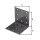 Lochplattenwinkel DURAVIS® 60 x 60 x 60 mm, Material: Stahl, sendzimirverzinkt, Oberfläche: schwarz-diamant