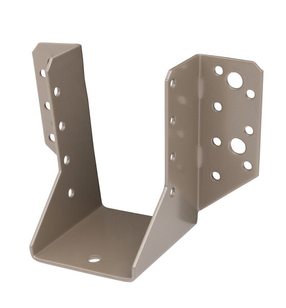 Balkenschuh DURAVIS® 60 x 100 mm, Typ A, Material: Stahl, sendzimirverzinkt, Oberfläche: perlbeige RAL 1035
