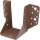 Balkenschuh DURAVIS® 60 x 100 mm, Typ A, Material: Stahl, sendzimirverzinkt, Oberfläche: perlbeige RAL 1035