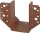 Balkenschuh DURAVIS® 60 x 100 mm, Typ A, Material: Stahl, sendzimirverzinkt, Oberfläche: rostbraun