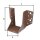 Balkenschuh DURAVIS® 60 x 100 mm, Typ A, Material: Stahl, sendzimirverzinkt, Oberfläche: rostbraun