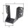 Balkenschuh DURAVIS® 60 x 100 mm, Typ A, Material: Stahl, sendzimirverzinkt, Oberfläche: schwarz-diamant