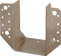 Balkenschuh DURAVIS® 80 x 120 mm, Typ A, Material: Stahl, sendzimirverzinkt, Oberfläche: perlbeige RAL 1035