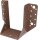 Balkenschuh DURAVIS® 80 x 120 mm, Typ A, Material: Stahl, sendzimirverzinkt, Oberfläche: perlbeige RAL 1035