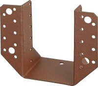 Balkenschuh DURAVIS® 80 x 120 mm, Typ A, Material: Stahl, sendzimirverzinkt, Oberfläche: rostbraun