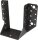 Balkenschuh DURAVIS® 80 x 120 mm, Typ A, Material: Stahl, sendzimirverzinkt, Oberfläche: schwarz-diamant