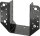 Balkenschuh DURAVIS® 80 x 120 mm, Typ A, Material: Stahl, sendzimirverzinkt, Oberfläche: schwarz-diamant