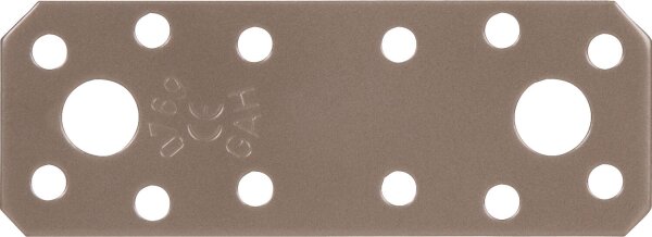 Flachverbinder DURAVIS® 96 x 35 x 2,5 mm, Material: Stahl, sendzimirverzinkt, Oberfläche: perlbeige RAL 1035