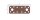 Flachverbinder DURAVIS® 96 x 35 x 2,5 mm, Material: Stahl, sendzimirverzinkt, Oberfläche: rostbraun