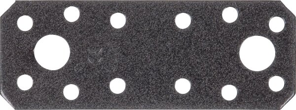 Flachverbinder DURAVIS® 96 x 35 x 2,5 mm, Material: Stahl, sendzimirverzinkt, Oberfläche: schwarz-diamant