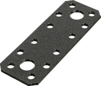 Flachverbinder DURAVIS® 96 x 35 x 2,5 mm, Material: Stahl, sendzimirverzinkt, Oberfläche: schwarz-diamant
