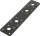 Flachverbinder DURAVIS® 180 x 40 x 3,0 mm, Material: Stahl, sendzimirverzinkt, Oberfläche: schwarz-diamant