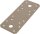 Flachverbinder DURAVIS® 133 x 55 x 2,5 mm, Material: Stahl, sendzimirverzinkt, Oberfläche: perlbeige RAL 1035