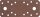 Flachverbinder DURAVIS® 133 x 55 x 2,5 mm, Material: Stahl, sendzimirverzinkt, Oberfläche: rostbraun