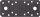 Flachverbinder DURAVIS® 133 x 55 x 2,5 mm, Material: Stahl, sendzimirverzinkt, Oberfläche: schwarz-diamant