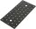 Lochplatte DURAVIS® 200 x 100 x 2 mm, Material: Stahl, sendzimirverzinkt, Oberfläche: schwarz-diamant