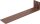 Flachstahl-Betonanker DURAVIS® 205 x 40 x 40 mm, Material: Stahl, sendzimirverzinkt, Oberfläche: schwarz-diamant
