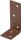 Balkenwinkel DURAVIS® 40 x 80 x 30 mm, ungleichschenklig, Material: Stahl, blau verzinkt, Oberfläche: perlbeige RAL 1035