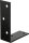 Balkenwinkel DURAVIS® 75 x 100 x 30 mm, ungleichschenklig, Material: Stahl, blau verzinkt, Oberfläche: schwarz-diamant