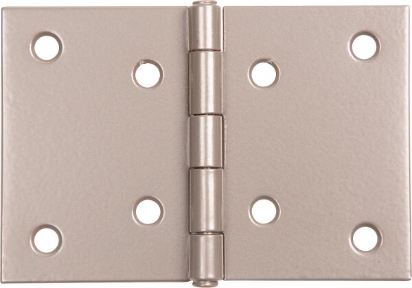 Scharnier DURAVIS® 60 x 90 x 1,25 mm, breit, Material: Stahl, blau verzinkt, Oberfläche: perlbeige RAL 1035