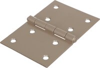 Scharnier DURAVIS® 60 x 90 x 1,25 mm, breit, Material: Stahl, blau verzinkt, Oberfläche: perlbeige RAL 1035