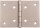 Scharnier DURAVIS® 60 x 90 x 1,25 mm, breit, Material: Stahl, blau verzinkt, Oberfläche: perlbeige RAL 1035