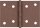 Scharnier DURAVIS® 60 x 90 x 1,25 mm, breit, Material: Stahl, blau verzinkt, Oberfläche: perlbeige RAL 1035