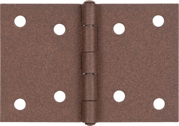Scharnier DURAVIS® 60 x 90 x 1,25 mm, breit, Material: Stahl, blau verzinkt, Oberfläche: rostbraun