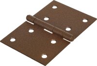 Scharnier DURAVIS® 60 x 90 x 1,25 mm, breit, Material: Stahl, blau verzinkt, Oberfläche: rostbraun