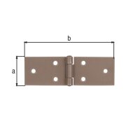 Tischband DURAVIS® 32 x 100 x 1,5 mm, Material: Stahl, blau verzinkt, Oberfläche: perlbeige RAL 1035
