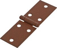 Tischband DURAVIS® 32 x 100 x 1,5 mm, Material: Stahl, blau verzinkt, Oberfläche: rostbraun