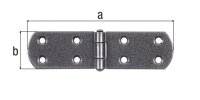 Kistenband DURAVIS® 135 x 35 x 2 mm, Material: Stahl, blau verzinkt, Oberfläche: schwarz-diamant