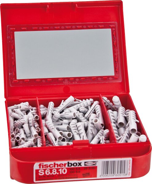 Dübelsortiment, Spreizdübel S, 225 Stück