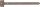 Kreuzgehänge DURAVIS® 591/59 x 103 mm, Material: Stahl, blau verzinkt, Oberfläche: schwarz-diamant