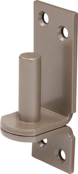 Kloben auf Platte DURAVIS® ⌀ 13 mm, DI-Haken, Material: Stahl, blau verzinkt, Oberfläche: perlbeige RAL 1035