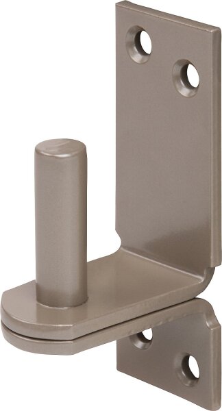 Kloben auf Platte DURAVIS® ⌀ 13 mm, DII-Haken, Material: Stahl, blau verzinkt, Oberfläche: perlbeige RAL 1035