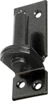 Kloben auf Platte DURAVIS® ⌀ 13 mm, DII-Haken, Material: Stahl, blau verzinkt, Oberfläche: schwarz-diamant