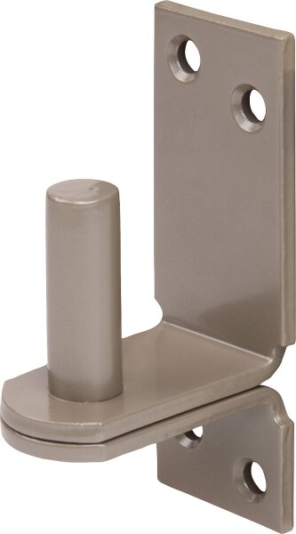 Kloben auf Platte DURAVIS® ⌀ 16 mm,, DII-Haken, Material: Stahl, blau verzinkt, Oberfläche: perlbeige  RAL 1035