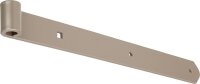 Ladenband DURAVIS® 400 ⌀ 13 mm, gerade, Abschluss abgerundet, Material: Stahl, blau verzinkt, Oberfläche: perlbeige RAL 1035