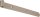 Ladenband DURAVIS® 400 ⌀ 13 mm, gerade, Abschluss abgerundet, Material: Stahl, blau verzinkt, Oberfläche: perlbeige RAL 1035