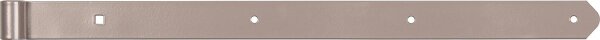 Ladenband DURAVIS® 600 ⌀ 13 mm, gerade, Abschluss abgerundet, Material: Stahl, blau verzinkt, Oberfläche: perlbeige RAL 1035