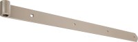 Ladenband DURAVIS® 600 ⌀ 13 mm, gerade, Abschluss abgerundet, Material: Stahl, blau verzinkt, Oberfläche: perlbeige RAL 1035