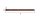 Ladenband DURAVIS® 600 ⌀ 13 mm, gerade, Abschluss abgerundet, Material: Stahl, blau verzinkt, Oberfläche: perlbeige RAL 1035