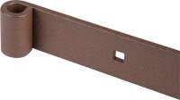 Ladenband DURAVIS® 600 ⌀ 13 mm, gerade, Abschluss abgerundet, Material: Stahl, blau verzinkt, Oberfläche: rostbraun