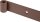 Ladenband DURAVIS® 600 ⌀ 13 mm, gerade, Abschluss abgerundet, Material: Stahl, blau verzinkt, Oberfläche: rostbraun