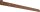 Ladenband DURAVIS® 600 ⌀ 13 mm, gerade, Abschluss abgerundet, Material: Stahl, blau verzinkt, Oberfläche: rostbraun