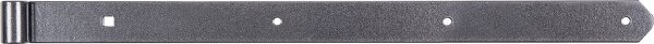 Ladenband DURAVIS® 600 ⌀ 13 mm, gerade, Abschluss abgerundet, Material: Stahl, blau verzinkt, Oberfläche: schwarz-diamant