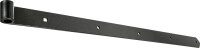 Ladenband DURAVIS® 800 ⌀ 16 mm, gerade, Abschluss abgerundet, Material: Stahl, blau verzinkt, Oberfläche: schwarz-diamant