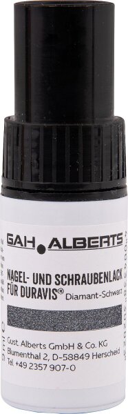 Nagel- und Schraubenlack DURAVIS® Farbe: schwarzdiamant, Gebinde: Flasche 9 ml