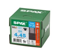 Linsensenkkopfschraube, SPAX® Edelstahl A2 BLAX®,Teilgewinde, T-STAR plus 4,5 x 60 mm, VPE 100